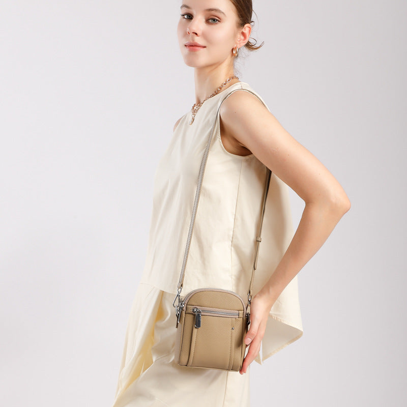 Classic Women's Layer Cowhide Mini Fashion Bags