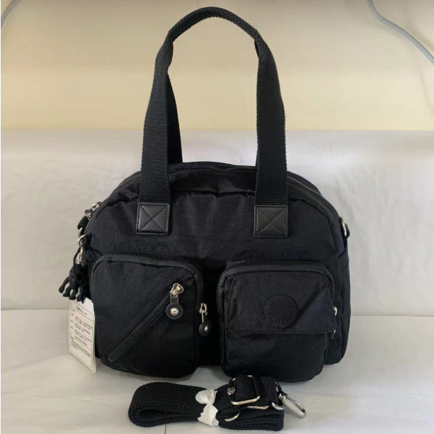 Women's Home Nylon Monkey Simple Double Pocket Handbags