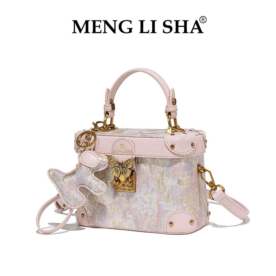Unique Women's Fashion Personality Box Portable Crossbody Bags
