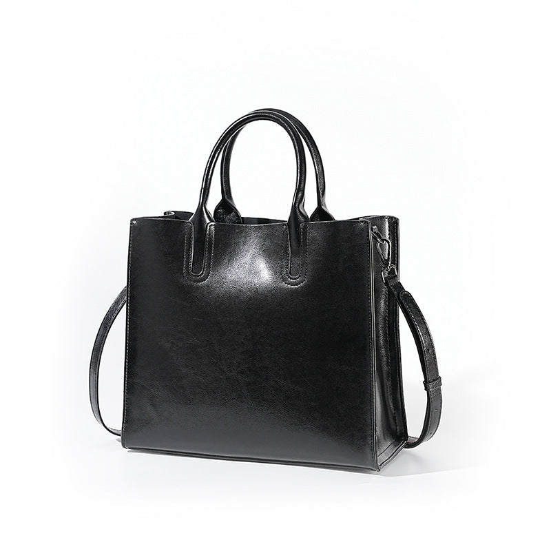 Women's Fashion Genuine Leather Commute Large Capacity Bags