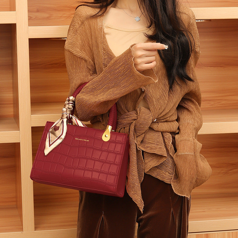 Women's Light Luxury Bride Red Wedding Mother Handbags