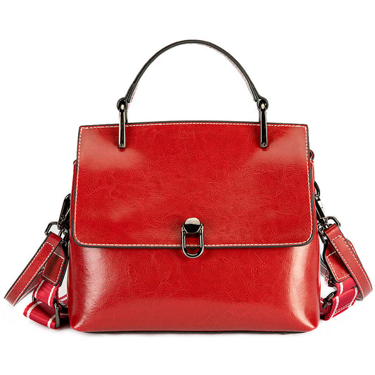 Women's Commuter Genuine Leather Fashionable High-grade Crossbody Bags