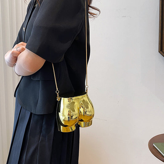 Design Acrylic Chain Female Funny Western Shoulder Bags