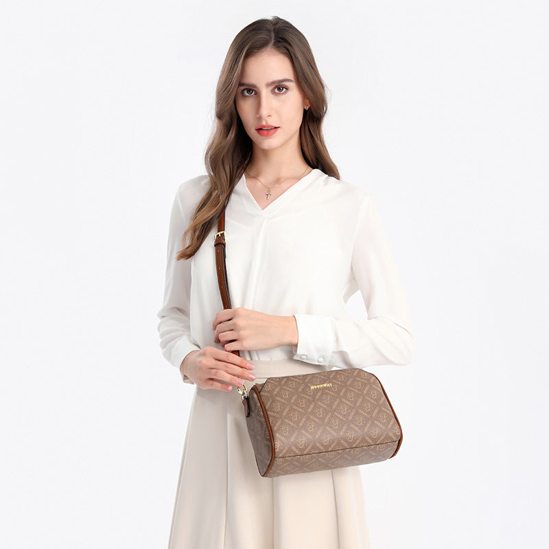 Women's Retro Fashion Easy Matching Pillow Large Crossbody Bags
