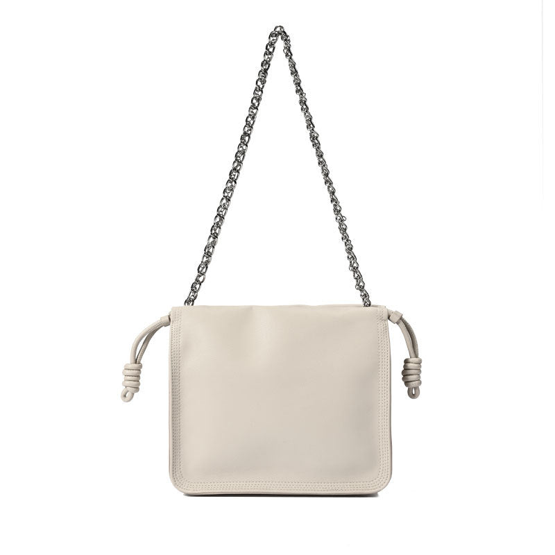 Women's High-grade Pleated Leather Cow Fashion Versatile Shoulder Bags