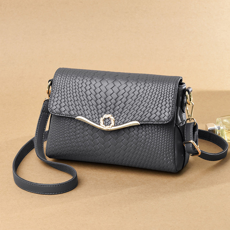 Women's Underarm Versatile Fashion Soft Leather Mother Crossbody Bags