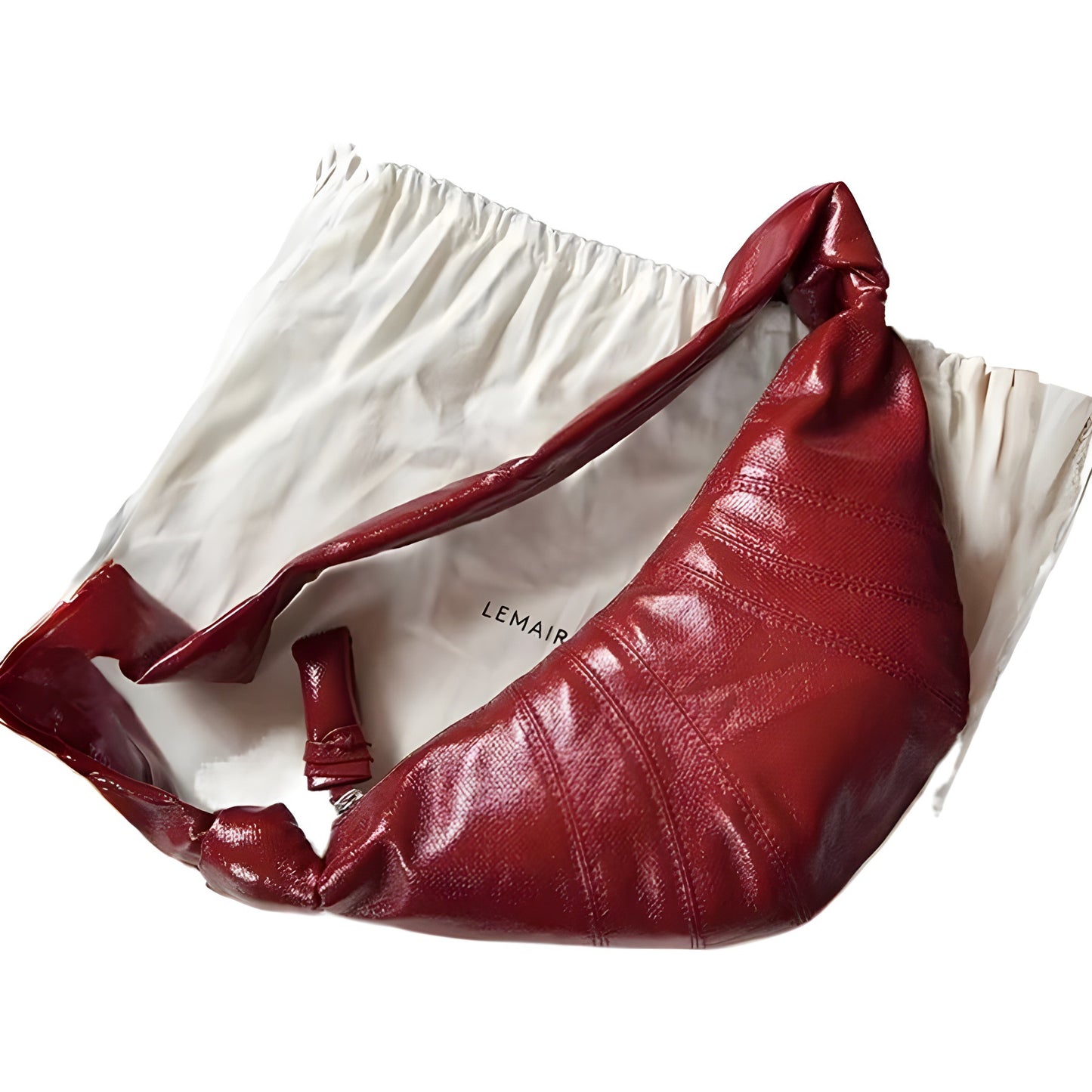 Coated Croissant Tide Can Song Unisex Crossbody Bags