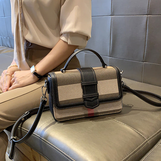 Women's Popular Stylish Design Fashion Plaid Handbags