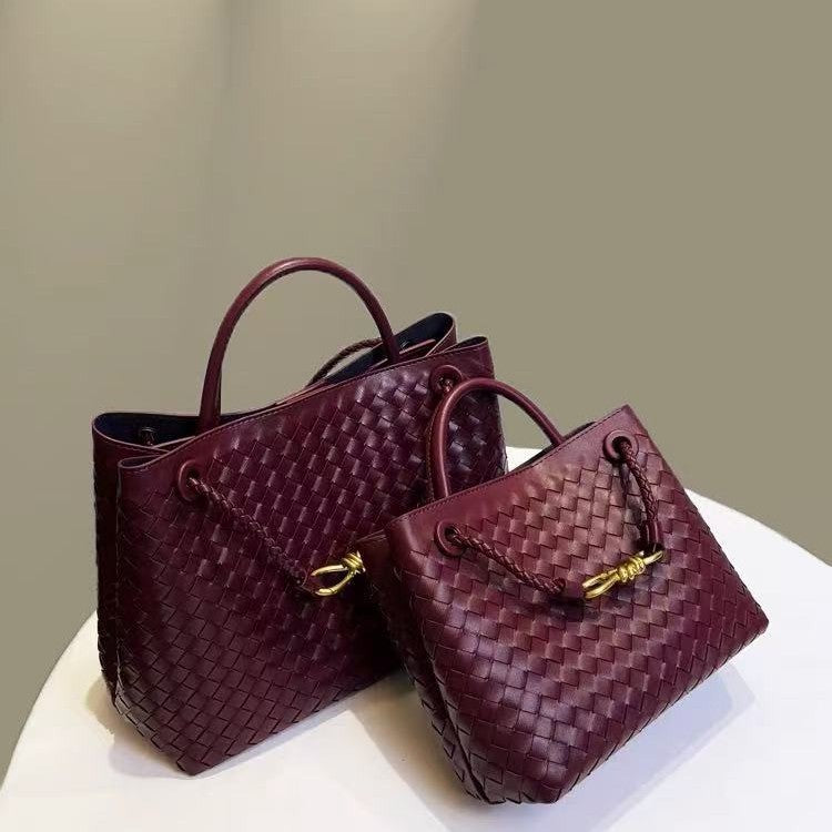 Attractive Women's Fashion Woven Spring Texture Handbags
