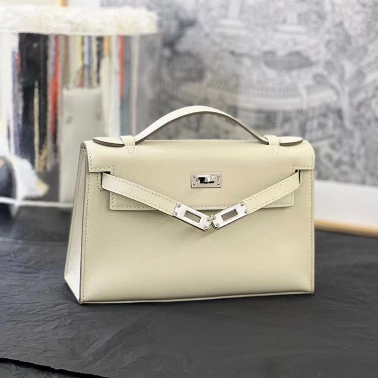 Ding Half Wax Line First Layer Handbags