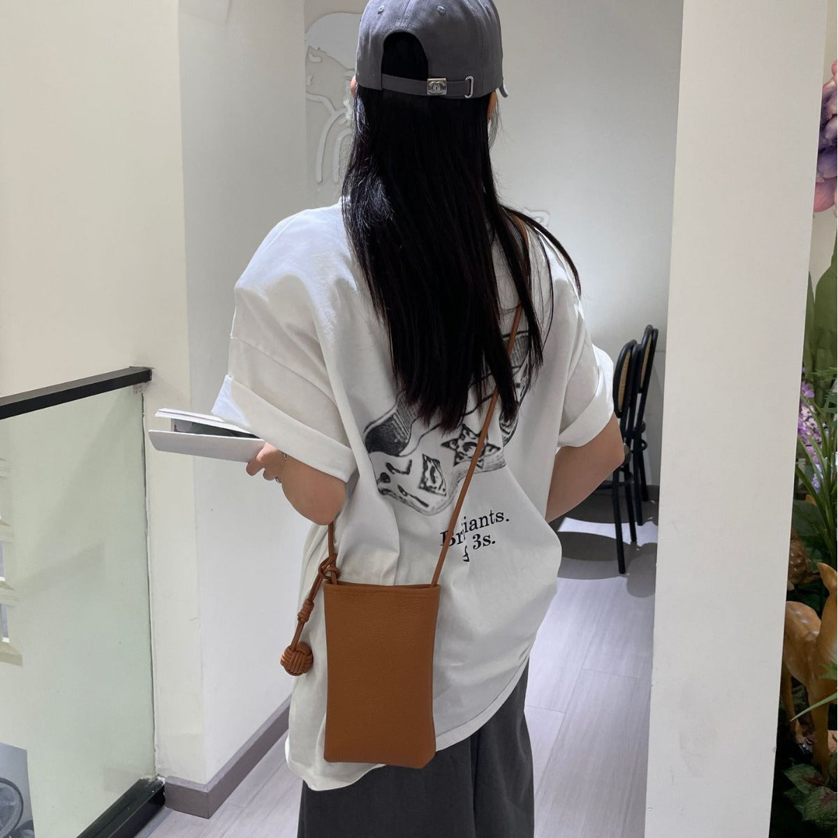 Classy Trendy Women's Leather Woven Ball Crossbody Bags