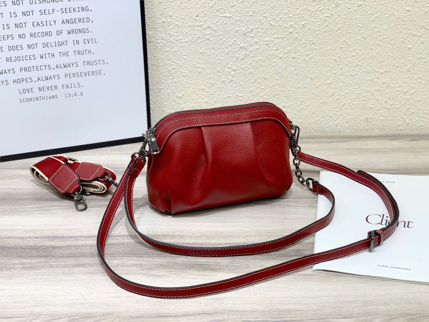 Women's Single Medium Lady's Large Capacity Three Crossbody Bags