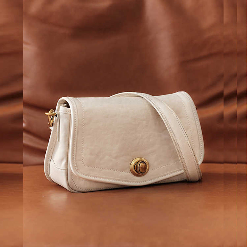 Women's Underarm High Sense Niche Cowhide Leather Shoulder Bags