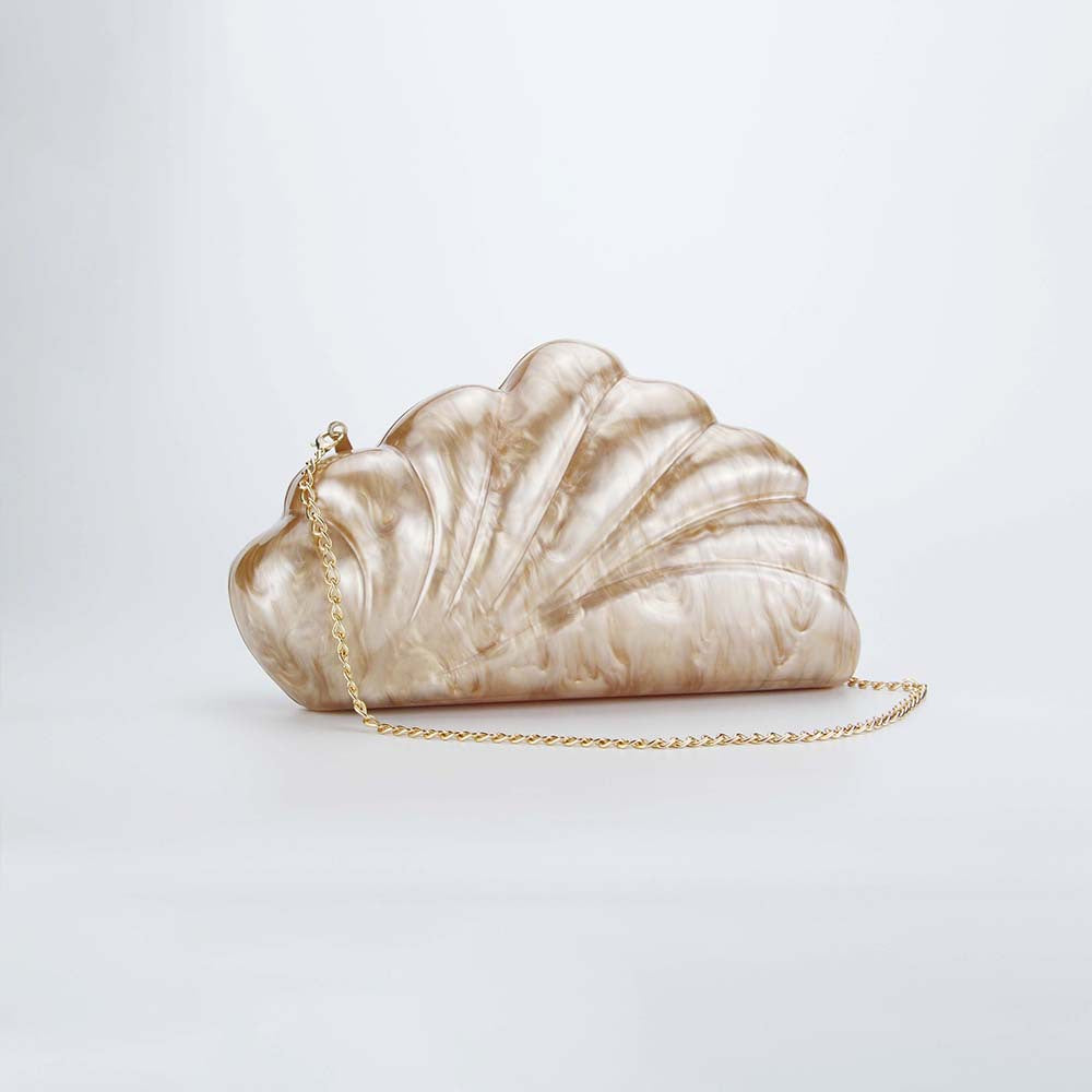 Women's Shell Fan-shaped Acrylic Fashion Wedding Dinner Crossbody Bags