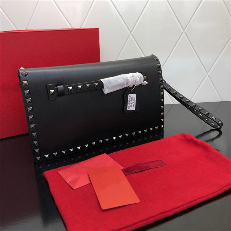 Women's Long Cattlehide Leather Fashion Large Temperament Capacity Versatile Handbags