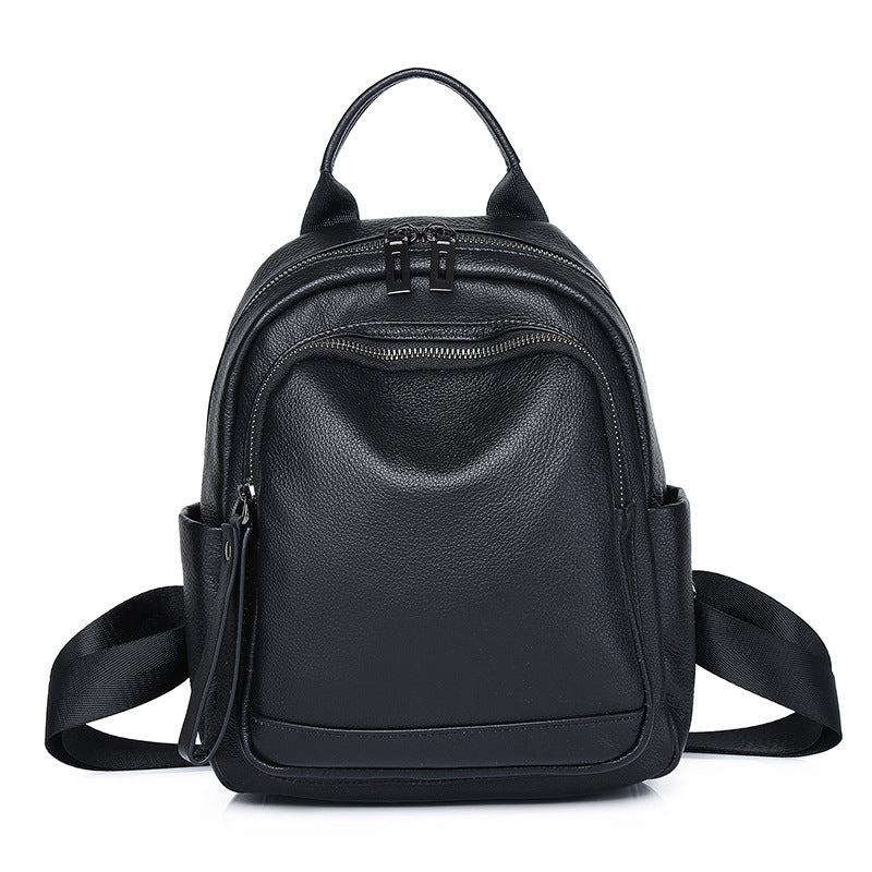 Creative Women's Leather Cowhide Fashionable First Backpacks