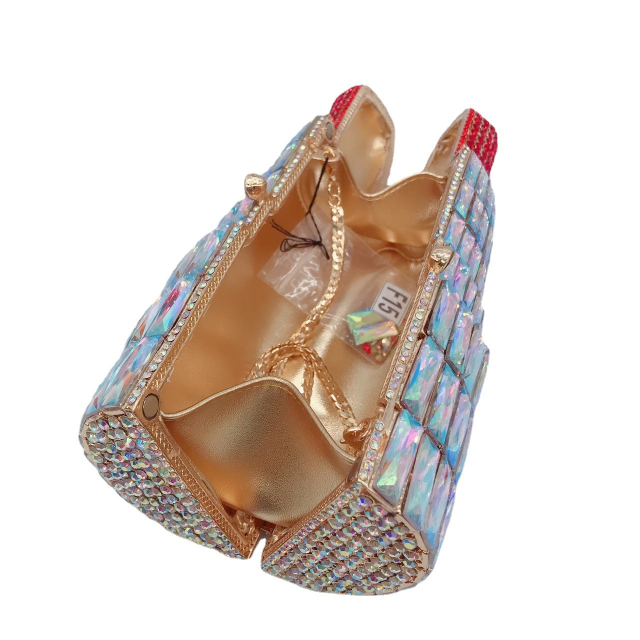 Women's Diamond Banquet Full Hand-held Rhinestone Chain Evening Bags