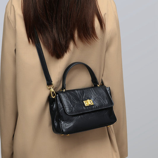 Women's Summer Genuine Leather Large Capacity High-grade Crossbody Bags