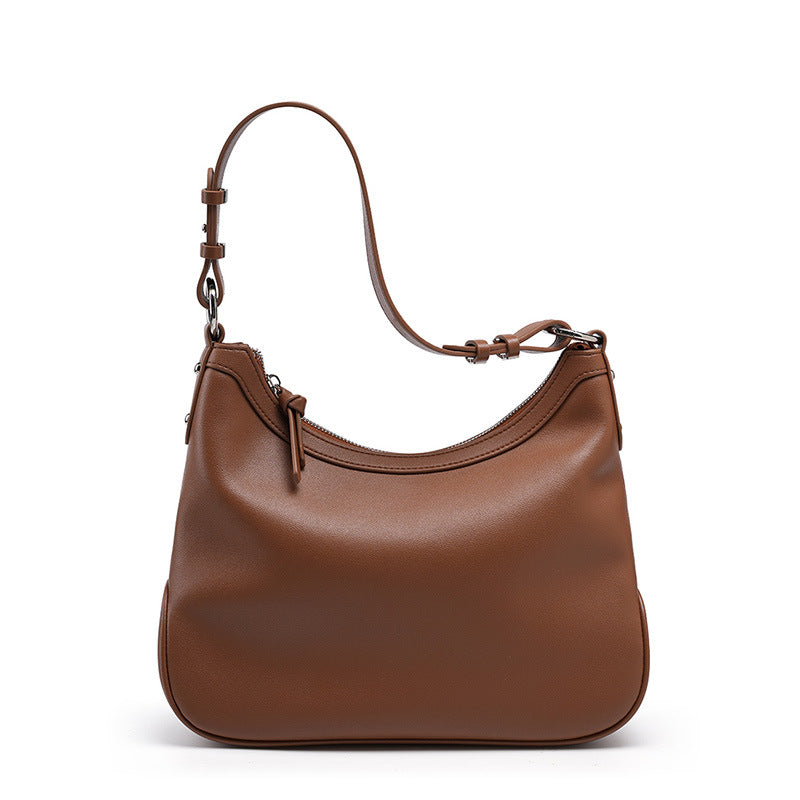 Women's High-grade Versatile Genuine Leather Underarm One Shoulder Bags