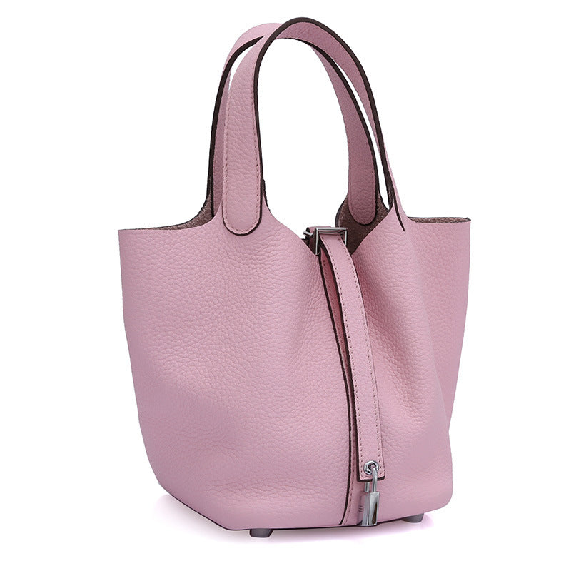 Women's First Layer Cowhide Leather Large Capacity Handbags