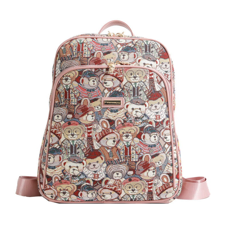 Source Large Capacity Fashion Bear Cute Backpacks
