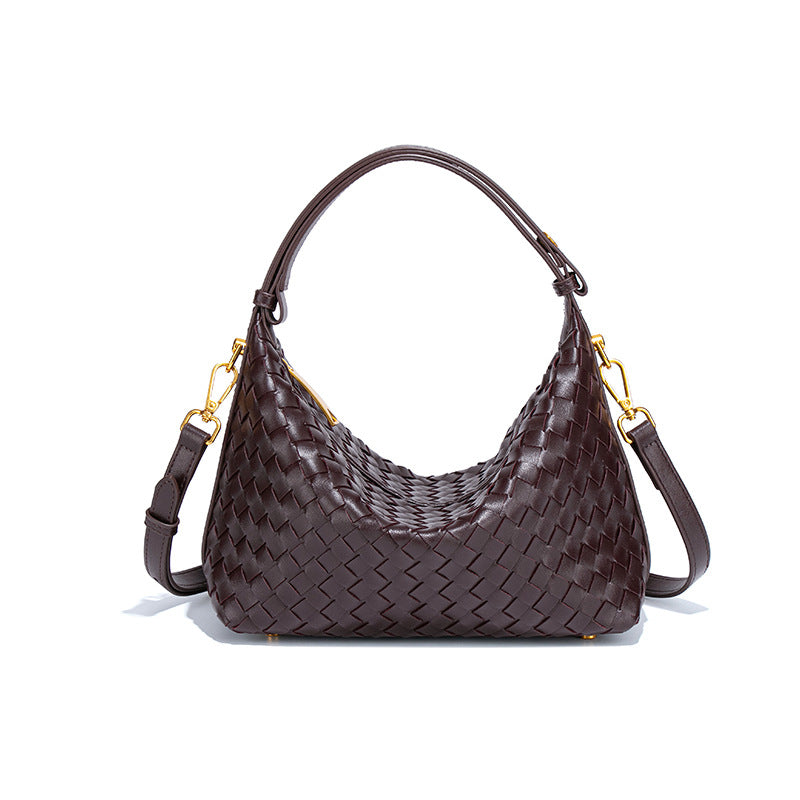 Women's Capacity Lunch Box Fashion Hand-woven Niche Handbags