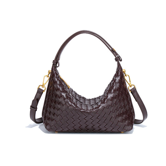 Women's Capacity Lunch Box Fashion Hand-woven Niche Handbags