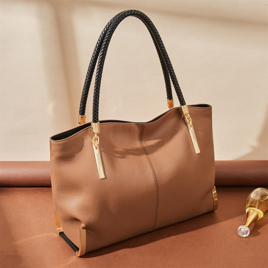 Women's Cowhide Light Luxury Large Capacity Totes Bags