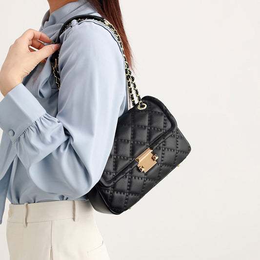 Women's Comfortable Genuine Leather Fashion Chain Bags