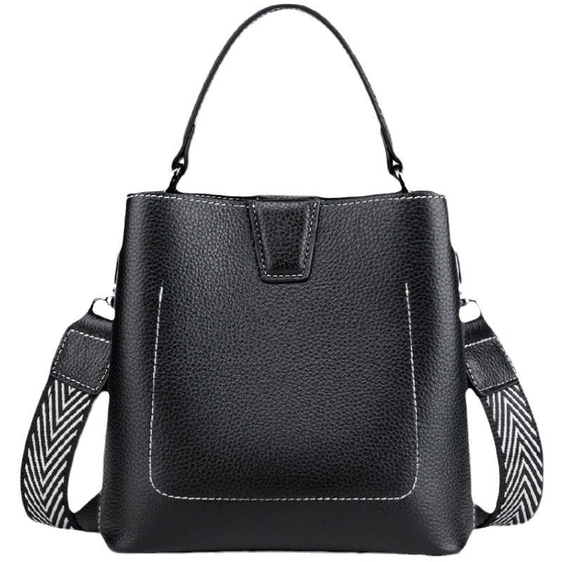 Women's Genuine Leather Portable Fashion Good-looking High Handbags