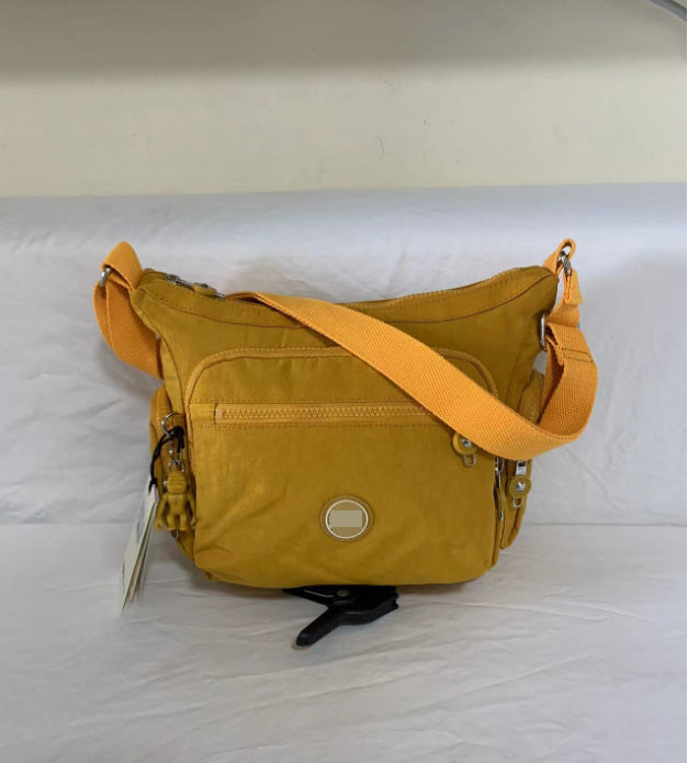 Spring Monkey Mesh Purple Series Nylon Crossbody Bags