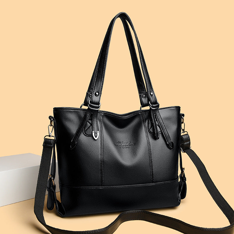 Casual Classy Women's Leather Underarm Large Bags