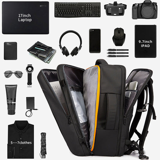 Men's Creative Large Capacity Waterproof Computer Backpacks