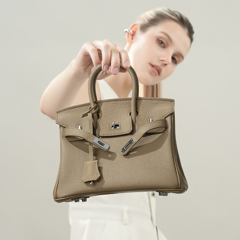 Women's Leather Kelly Genuine Large Capacity Niche Handbags