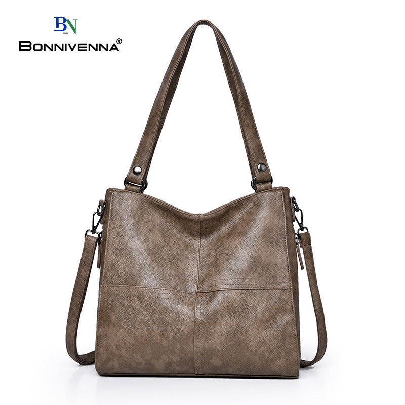 Solid Color Fashion Large Capacity Ribbon Crossbody Bags