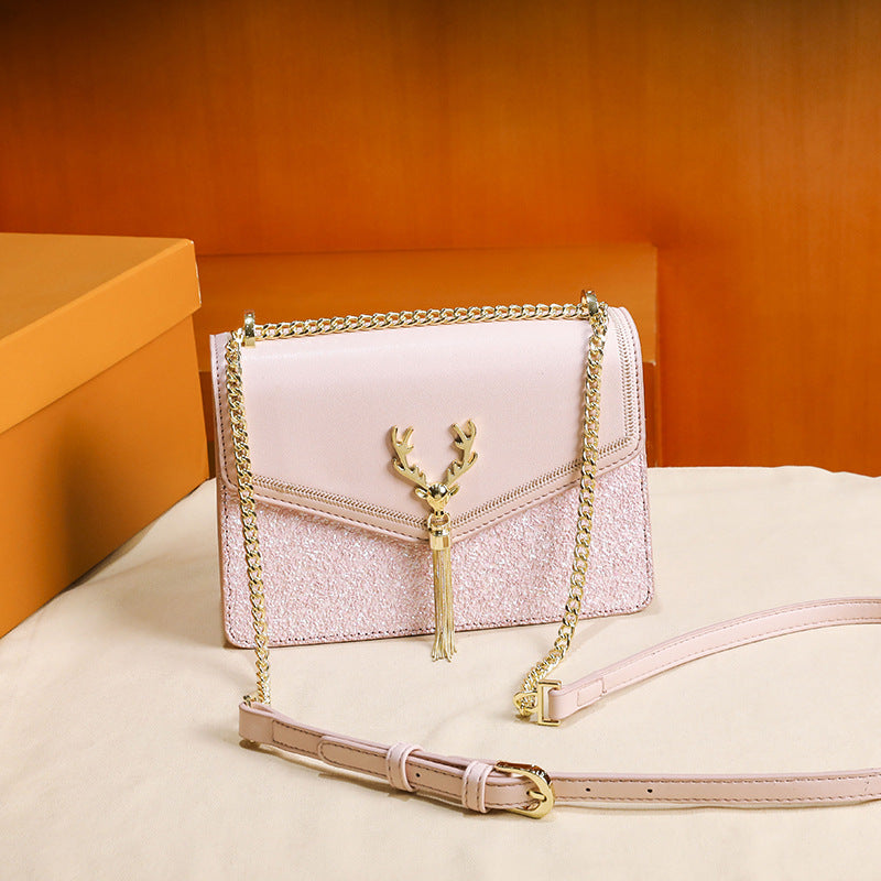 Women's Popular Tassel Summer Fashion Sequined Underarm Shoulder Bags