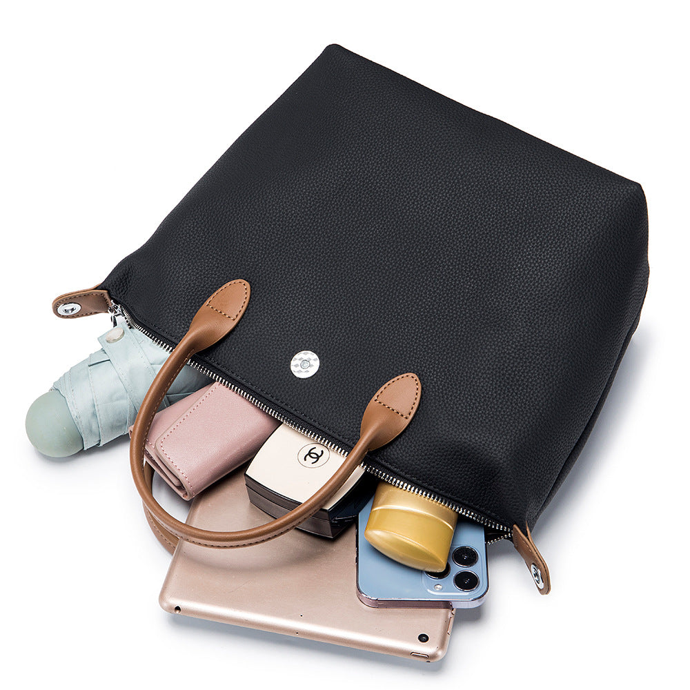 Women's Genuine Leather Large Capacity Fashion Dumpling Crossbody Bags