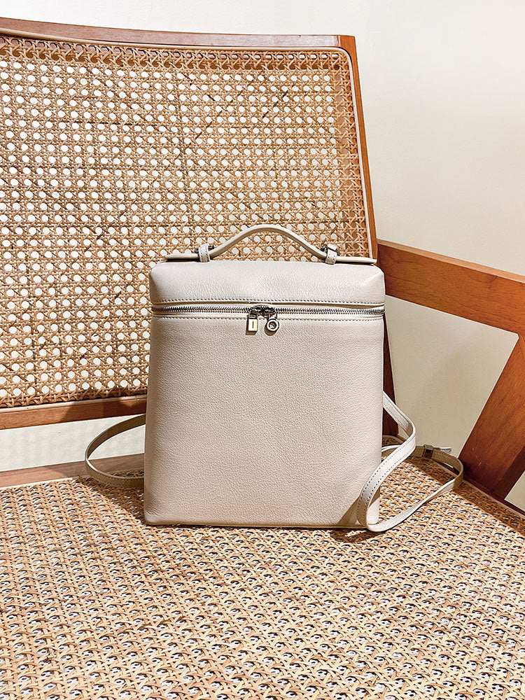 Leather High-grade Cowhide Tang Shu Lunch Crossbody Bags