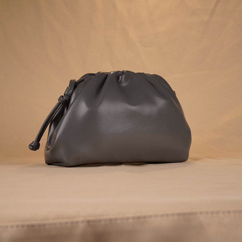 Female French Minority Dumpling Tide Genuine Bags