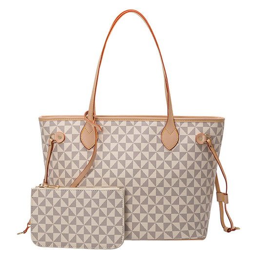 Female Fashion Geometry Pattern Printed Mother Crossbody Bags
