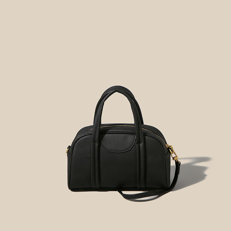 Women's Leather Boston Autumn Layer Cattlehide Fashion Crossbody Bags