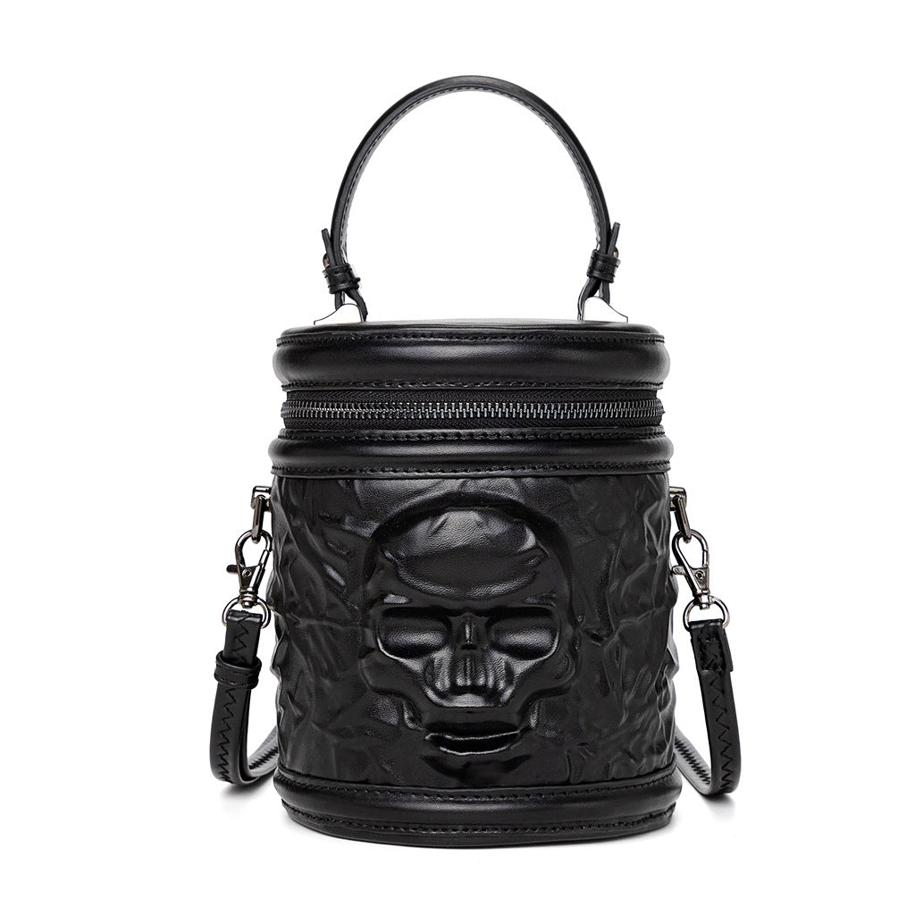 Pretty Skull Retro Punk Leather Gothic Bags