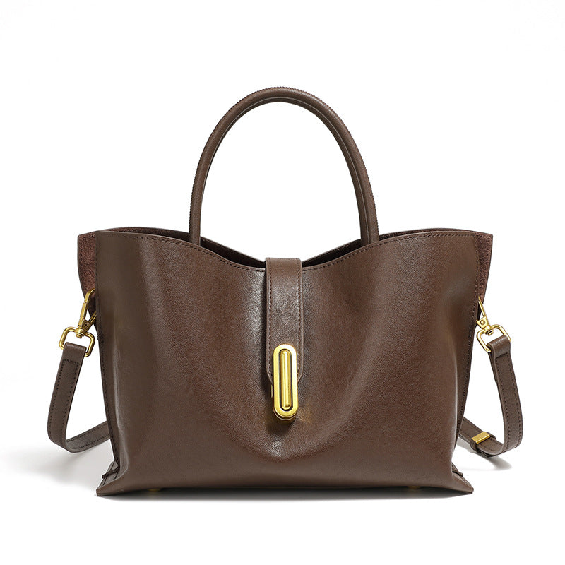 Women's First Layer Vegetable Tanning Leather Minority Bags