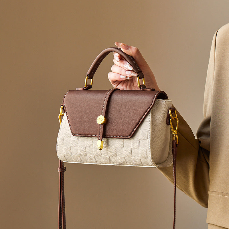 Attractive Women's Light Luxury Genuine Leather Handbags