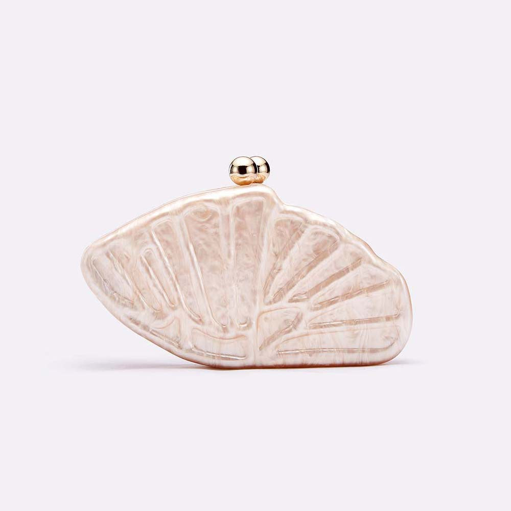 Women's Shell Fan-shaped Acrylic Fashion Wedding Dinner Evening Bags