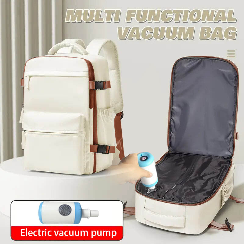 Women's & Men's & Vacuum Compression Simple Business Multifunction Backpacks