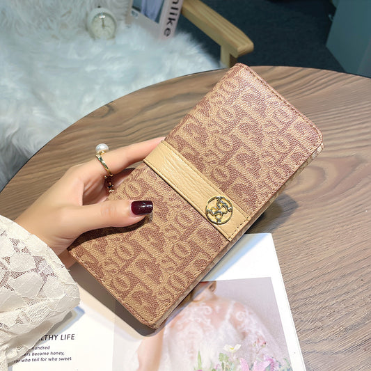 Women's Long Simple Large Capacity Multifunctional Elegant Clutch Ladies Wallets