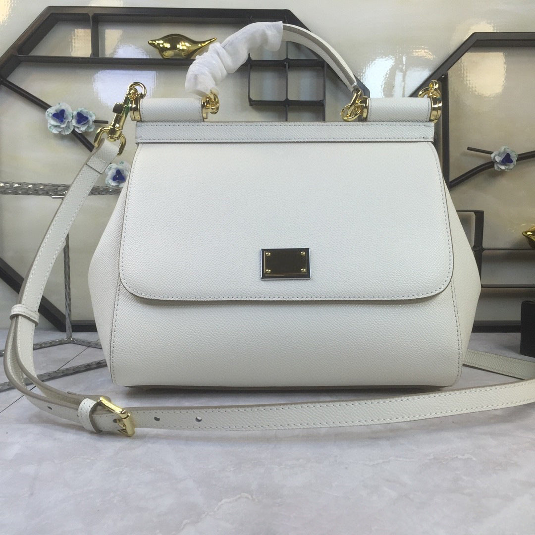 Women's Color Versatile Elegant Cowhide Palm Print Crossbody Bags