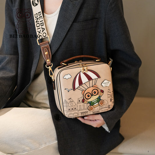 Attractive Women's Western Style Box Portable Crossbody Bags