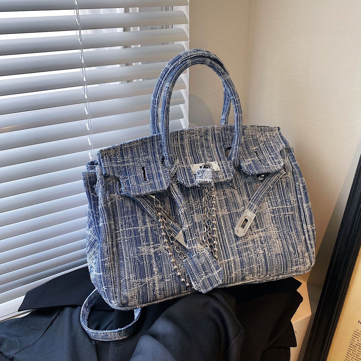 Women's Denim Classic Kelly Street Shot Handbags